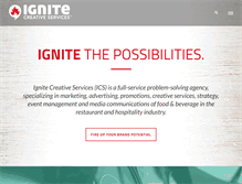 Tablet Screenshot of ignitecs.co